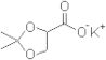 Potassium 2,2-dimethyl-1,3-dioxolane-4-carboxylate