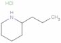 Piperidine, 2-propyl-, hydrochloride (1:1), (2S)-