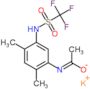 potassium (1E)-N-(2,4-dimethyl-5-{[(trifluoromethyl)sulfonyl]amino}phenyl)ethanimidate