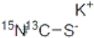 potassium thiocyanate-13C-15N