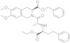 Phenylmethyl (3S)-2-[(2S)-2-[[(1S)-1-(ethoxycarbonyl)-3-phenylpropyl]amino]-1-oxopropyl]-1,2,3,4-t…