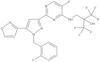 1,1,1,3,3,3-Hexafluoro-2-[[[5-fluoro-2-[1-[(2-fluorophenyl)methyl]-5-(3-isoxazolyl)-1H-pyrazol-3...