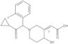 (2Z)-2-[1-[2-Cyclopropyl-1-(2-fluorophenyl)-2-oxoethyl]-4-mercapto-3-piperidinylidene]acetic acid