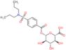1-O-[4-(dipropylsulfamoyl)benzoyl]-beta-D-glucopyranuronic acid