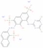 trisodium 5-[(4,6-dichloro-1,3,5-triazin-2-yl)amino]-4-hydroxy-3-[(1-sulphonato-2-naphthyl)azo]naphthalene-2,7-disulphonate