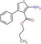 Propyl 2-amino-4-phenyl-3-thiophenecarboxylate