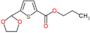 propyl 5-(1,3-dioxolan-2-yl)thiophene-2-carboxylate