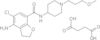 Butanedioic acid 4-amino-5-chloro-2,3-dihydro-N-[1-(3-methoxypropyl)-4-piperidinyl]-7-benzofurancarboxamide