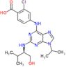 2-chloro-4-{[2-{[(2R)-1-hydroxy-3-methylbutan-2-yl]amino}-9-(propan-2-yl)-9H-purin-6-yl]amino}benzoic acid