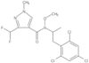 3-(Difluoromethyl)-N-methoxy-1-methyl-N-[1-methyl-2-(2,4,6-trichlorophenyl)ethyl]-1H-pyrazole-4-carboxamide