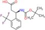 (3R)-3-[(tert-butoxycarbonyl)amino]-3-[2-(trifluoromethyl)phenyl]propanoic acid