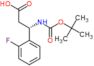 (3S)-3-[(tert-butoxycarbonyl)amino]-3-(2-fluorophenyl)propanoic acid