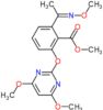 methyl 2-[(4,6-dimethoxypyrimidin-2-yl)oxy]-6-(N-methoxyethanimidoyl)benzoate