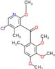 (5-chloro-2-methoxy-4-methylpyridin-3-yl)(2,3,4-trimethoxy-6-methylphenyl)methanone