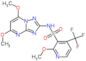 N-(5,7-dimethoxy[1,2,4]triazolo[1,5-a]pyrimidin-2-yl)-2-methoxy-4-(trifluoromethyl)pyridine-3-sulf…