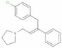 1-(4-(4-chlorophenyl)-3-phenylbut-2-enyl)pyrrolidine