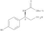 Benzenepropanoic acid,4-cyano-b-[[(1,1-dimethylethoxy)carbonyl]amino]-,(bS)-