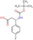 (βS)-β-[[(1,1-Dimethylethoxy)carbonyl]amino]-4-fluorobenzenepropanoic acid