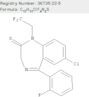 2H-1,4-Benzodiazepine-2-thione, 7-chloro-5-(2-fluorophenyl)-1,3-dihydro-1-(2,2,2-trifluoroethyl)-