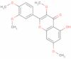 2-(3,4-dimethoxyphenyl)-5-hydroxy-3,7-dimethoxy-4-benzopyrone