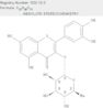 4H-1-Benzopyran-4-one, 3-[(6-deoxy-α-L-mannopyranosyl)oxy]-2-(3,4-dihydroxyphenyl)-5,7-dihydroxy-