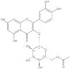 Quercetin 3-O-(6-O-acetyl-β-<span class="text-smallcaps">D</span>-glucopyranoside)