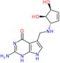 2-amino-5-({[(1S,4S,5R)-4,5-dihydroxycyclopent-2-en-1-yl]amino}methyl)-1,7-dihydro-4H-pyrrolo[2,3-…