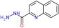 2-Quinolinecarboxylic acid, hydrazide