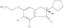 2-[[(2R)-6,7-Dichloro-2-cyclopentyl-2,3-dihydro-2-methyl-1-oxo-1H-inden-5-yl]oxy]acetic acid