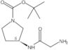 1,1-Dimethylethyl (3S)-3-[(2-aminoacetyl)amino]-1-pyrrolidinecarboxylate