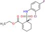 ethyl (6R)-6-[(2-chloro-4-fluorophenyl)sulfamoyl]cyclohex-1-ene-1-carboxylate