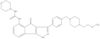 N-[1,4-Dihydro-3-[4-[[4-(2-methoxyethyl)-1-piperazinyl]methyl]phenyl]-4-oxoindeno[1,2-c]pyrazol-5-yl]-N′-4-morpholinylurea