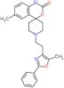 6-methyl-1'-[2-(5-methyl-2-phenyl-1,3-oxazol-4-yl)ethyl]spiro[3,1-benzoxazine-4,4'-piperidin]-2(1H)-one