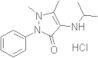 3H-Pirazol-3-one, 1,2-diidro-1,5-dimetil-4-[(1-metiletil)amino]-2-fenil-, cloridrato (1:1)