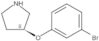 (3S)-3-(3-Bromophenoxy)pyrrolidine