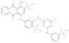 1-Amino-4-[[3-[[4-chloro-6-[(3-sulfophenyl)amino]-1,3,5-triazin-2-yl]amino]-4-sulfophenyl]amino]-9…