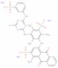 trisodium 1-amino-4-[[3-[[4-chloro-6-[(3-sulphonatophenyl)amino]-1,3,5-triazin-2-yl]amino]-2,4,6-t…