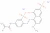 2-Naphthalenesulfonic acid, 5-[2-[4-[(2-bromo-1-oxo-2-propen-1-yl)amino]-2-sulfophenyl]diazenyl]-4…