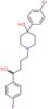 4-(4-chlorophenyl)-1-[4-(4-fluorophenyl)-4-hydroxybutyl]piperidin-4-ol