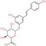 (3S,4S,5S,6S)-3,4,5-trihydroxy-6-[3-hydroxy-5-[(E)-2-(4-hydroxyphenyl)vinyl]phenoxy]tetrahydropyran-2-carboxylic acid