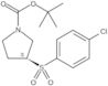 1,1-Dimethylethyl (3S)-3-[(4-chlorophenyl)sulfonyl]-1-pyrrolidinecarboxylate