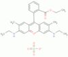 9-[2-(ethoxycarbonyl)phenyl]-3,6-bis(ethylamino)-2,7-dimethylxanthylium perchlorate