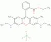 9-[2-(ethoxycarbonyl)phenyl]-3,6-bis(ethylamino)-2,7-dimethylxanthylium tetrafluoroborate