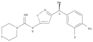 4-Morpholinecarboximidamide,N-[3-[(1S)-1-(2-fluoro[1,1'-biphenyl]-4-yl)ethyl]-5-isoxazolyl]-