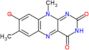 7,10-dimethyl-2,4-dioxo-benzo[g]pteridine-8-carbaldehyde