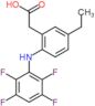 {5-ethyl-2-[(2,3,5,6-tetrafluorophenyl)amino]phenyl}acetic acid