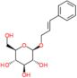 (2E)-3-phenylprop-2-en-1-yl beta-D-glucopyranoside