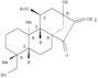 Kaur-16-en-15-one,11-(acetyloxy)-13,18-dihydroxy-, (4a,11b)- (9CI)