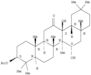 Oleanan-12-one,3-(acetyloxy)-13,15-dihydroxy-, (3b,15a)- (9CI)