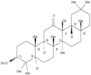 Oleanan-12-one,3-(acetilossi)-13-idrossi-, (3b)-